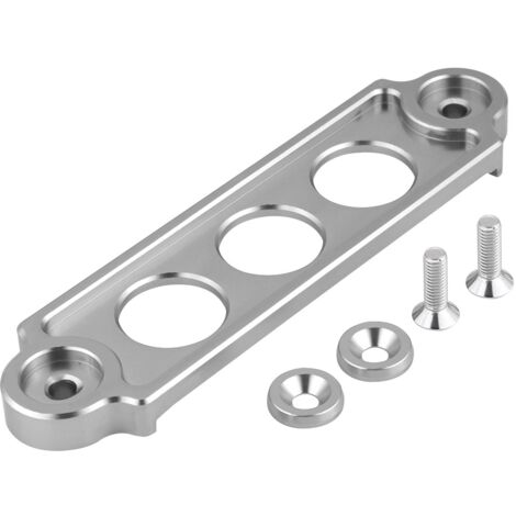 Support de fixation de batterie pour Honda Civic/CRX 1988-2000 (Argent)