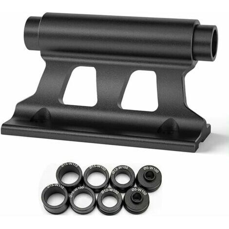 Support de Fixation de Fourche de Vélo, Support Velo Voiture, Axe Traversant à Dégagement Rapide de Bloc de Vélo Polyvalent