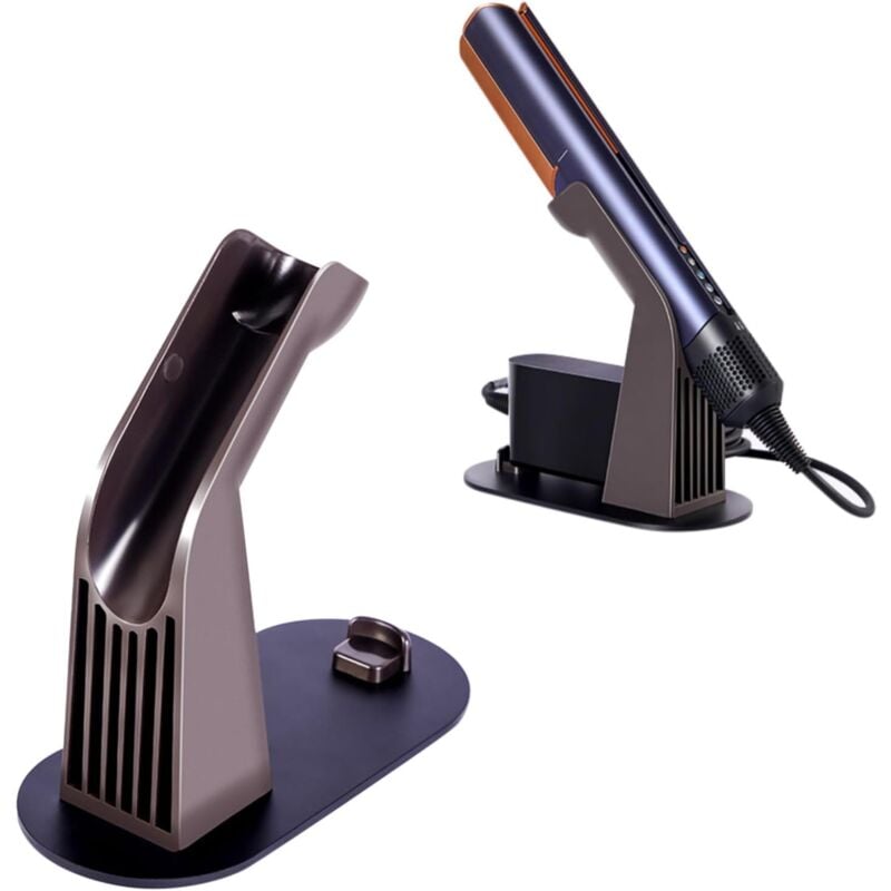 Support de fixation en métal pour Dyson Airstrait HT01 - Support de rangement vertical en alliage d'aluminium avec support de rangement pour chargeur