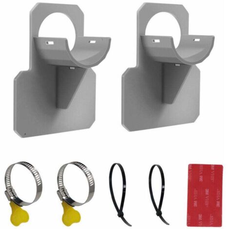 Support de fixation en plastique pour tuyau de piscine hors-sol - 30-38 mm - Avec serre-cable