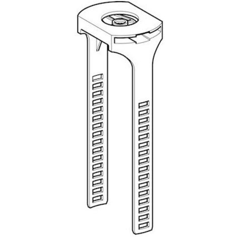 Support de fixation en U GEBERIT 240.159.00.1 pour mécanisme de chasse Type 220 Blanc