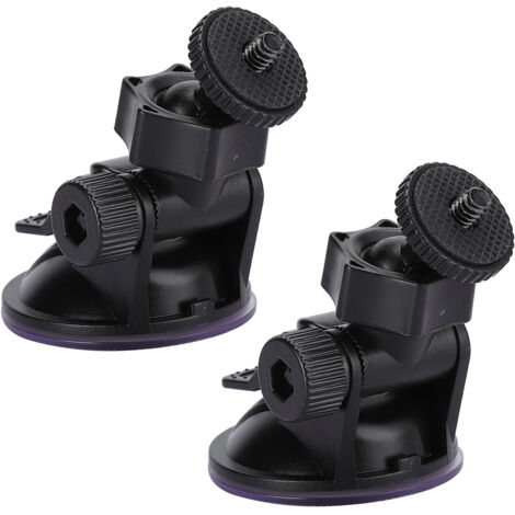 Support de fixation HD H3005A pour enregistreur de conduite, 2 pièces avec ventouse 55mm, rotation 360 degrés et vis de fixation