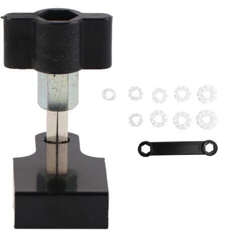 Support de Fixation pour Bagues - Outil de Bijouterie pour Polissage et Gravure - Kit Complet Blanc