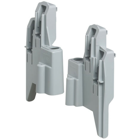 Support de fixation pour borniers ou supports vides dans coffrets Plexo3 3 et 4 rangées 12 et 18 modules (001973)