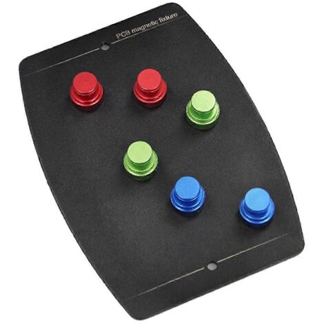 Support de fixation pour circuit imprimé, plateforme de soudage avec 6 pinces fixes (photo couleur)