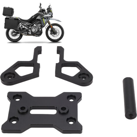 Support de fixation pour GPS de moto avec extension de barre de téléphone en alliage d'aluminium, compatible avec les modèles 450MT 2024 et 2025 (12 mm / 0,47 po).