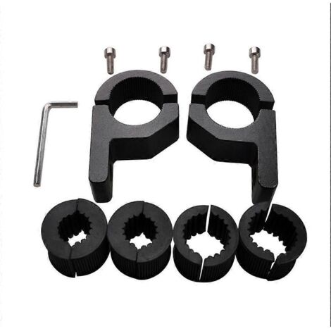 Support de fixation pour moto, pince pour phare antibrouillard LED, support pour feu de route.