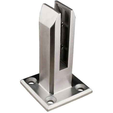 Support de fixation pour panneau de verre de clôture de piscine ou escalier en acier inoxydable 304