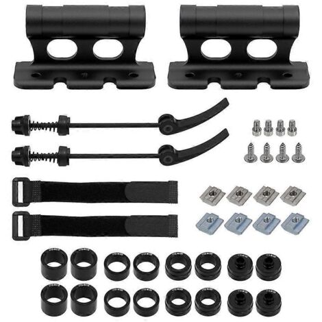 Support de fixation pour porte-bagages de vélo, support de fourche avant, fixations de bloc de fourche en alliage ---