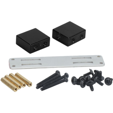 Support de fixation rigide pour servo en métal - Accessoire de rechange pour modélisme MN - Noir