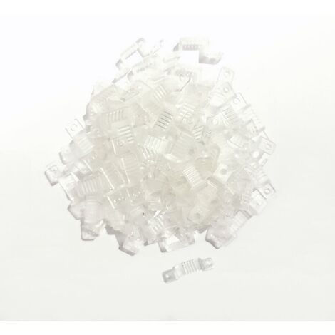 Support de Fixation Ruban LED 220V 2835 Double Rangée (Pack de 50) - SILAMP