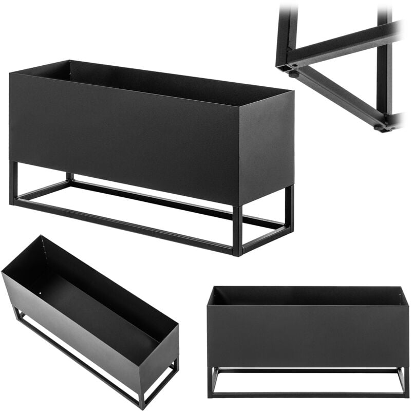 Support De Fleur Support De Fleur Loft Métal Debout Pot De Fleur Pot De Fleur 60X30Cm