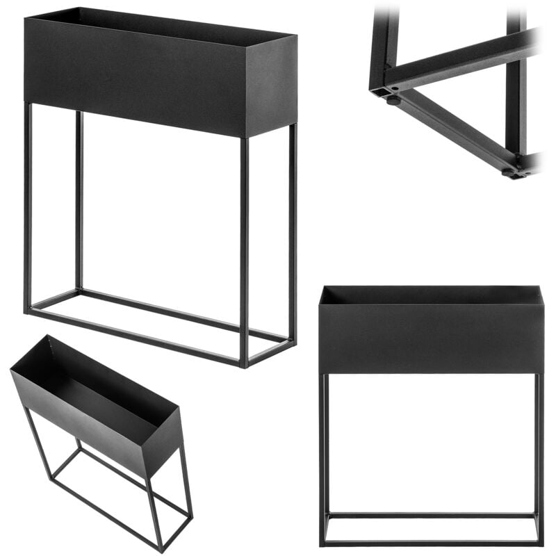 Support De Fleur Support De Fleur Loft Métal Debout Pot De Fleur Pot De Fleur 60X70Cm