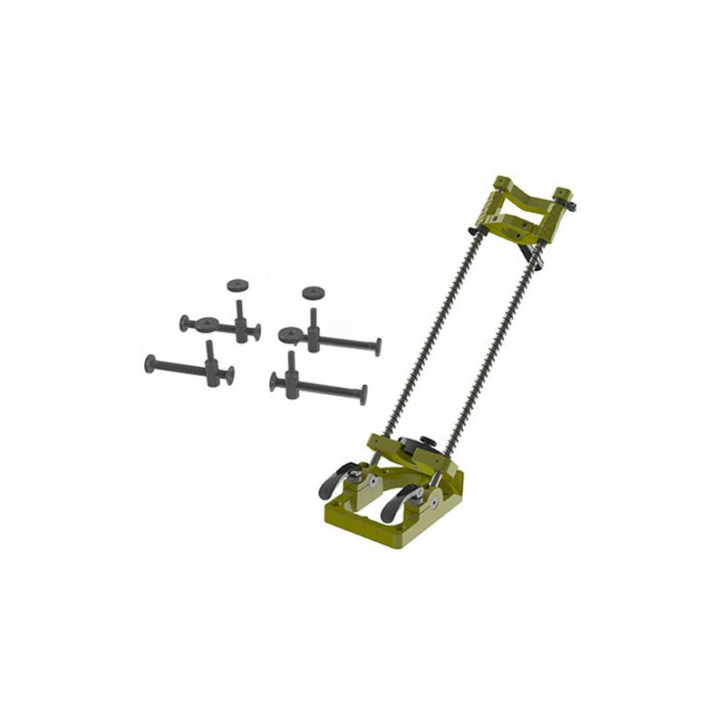Famag - Support de perçage pour perceuse pivotant avec dispositif de serrage pour mèche bois charpente 460 mm