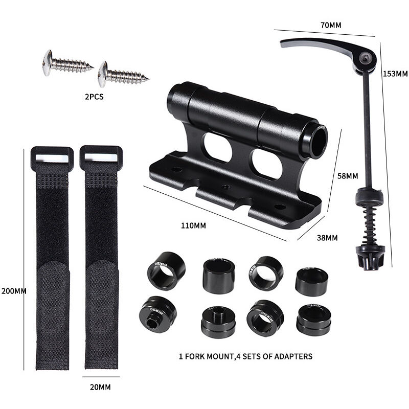 Support de fourche de vélo : bloc de vélo polyvalent avec blocage rapide, fourche de vélo en alliage d'aluminium, support de fourche de vélo à