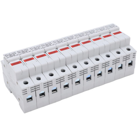 Support de fusible miniature sur rail RT18-32X avec indicateur LED, 32A 500-690V, accessoire électrique 1 pôle