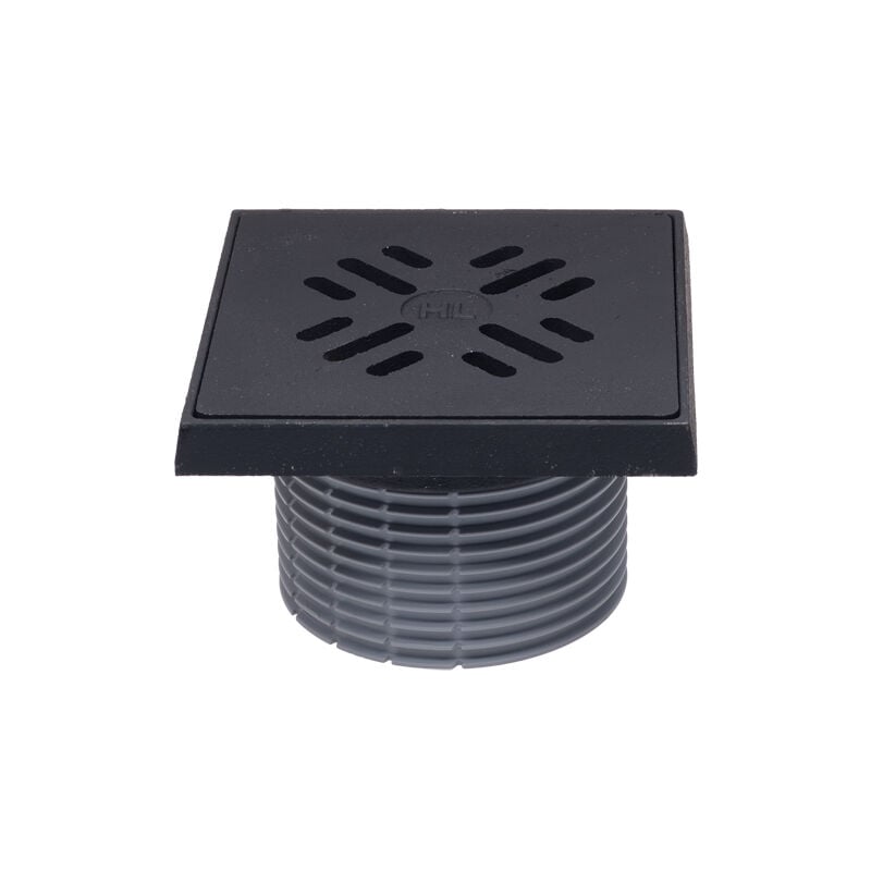 Support de grille d 110mm, cadre/grille en fonte 150x150/137x137mm