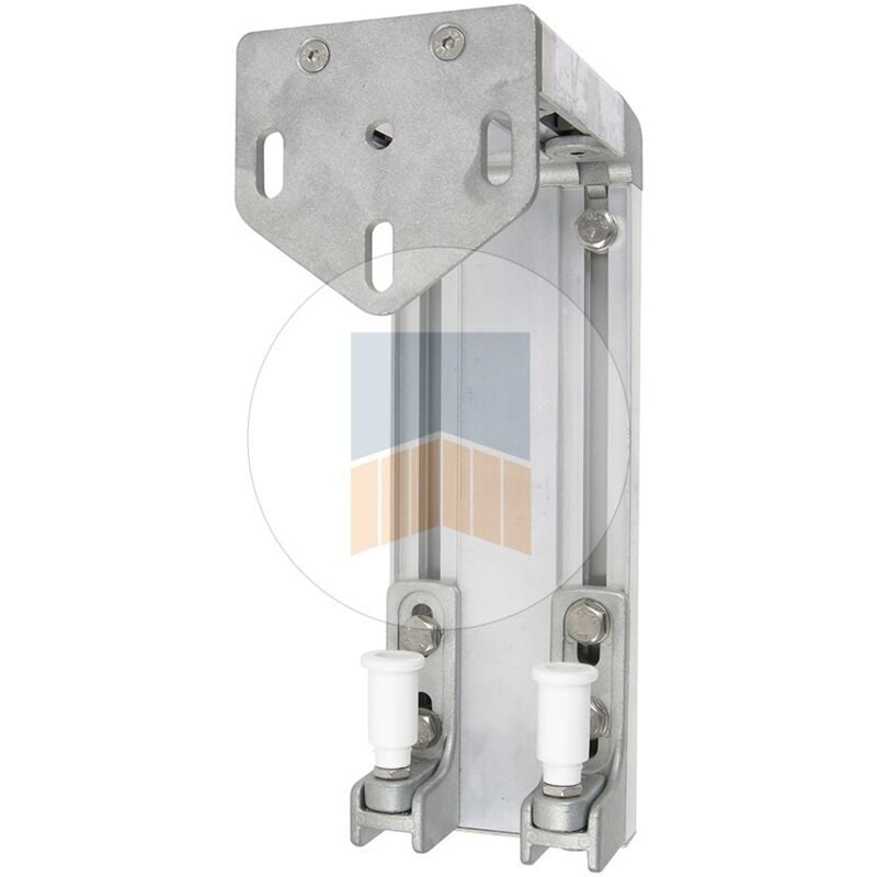 Support de guidage en Aluminium pour portail coulissant Finition: Blanc Ral 9010 - Portac