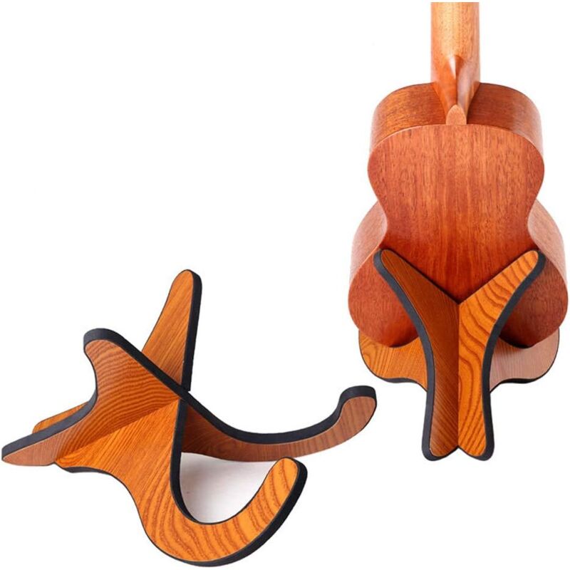 Jormftte - Support de guitare Support de guitare acoustique en bois Support de guitare