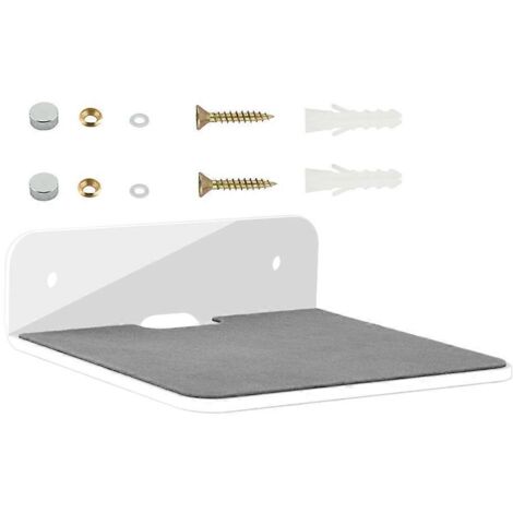 Support de haut-parleur en acrylique, fixation murale ou plafond, étagère de rangement murale