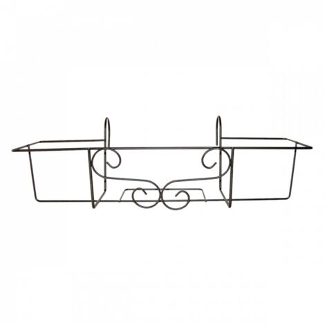 Support de jardinière pour balcon L - L 62 x P 27 x H 17,9 - Fer - Livraison gratuite