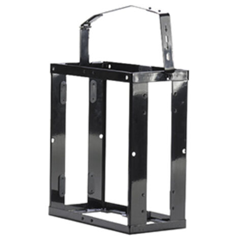 Support De Jerrican 20 L, Noir, En Métal.permet De Sécurisé Avec Une Goupille Ou Un Cadenas Pour Protéger Le Bidon Contre Les C