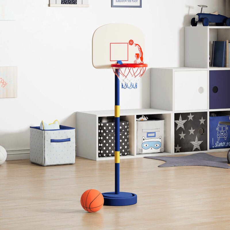 Vidaxl - Support de jeu de basket-ball avec ballon et pompe 90/121 cm