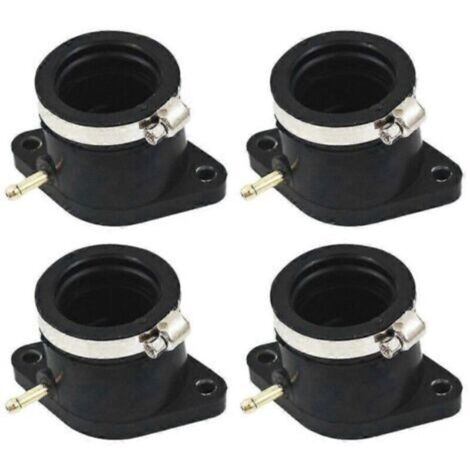Support de joint de cache-poussière de collecteur d'admission de carburateur compatible avec XJ650 et XJ750 (1981-1983), lot de 4 pièces