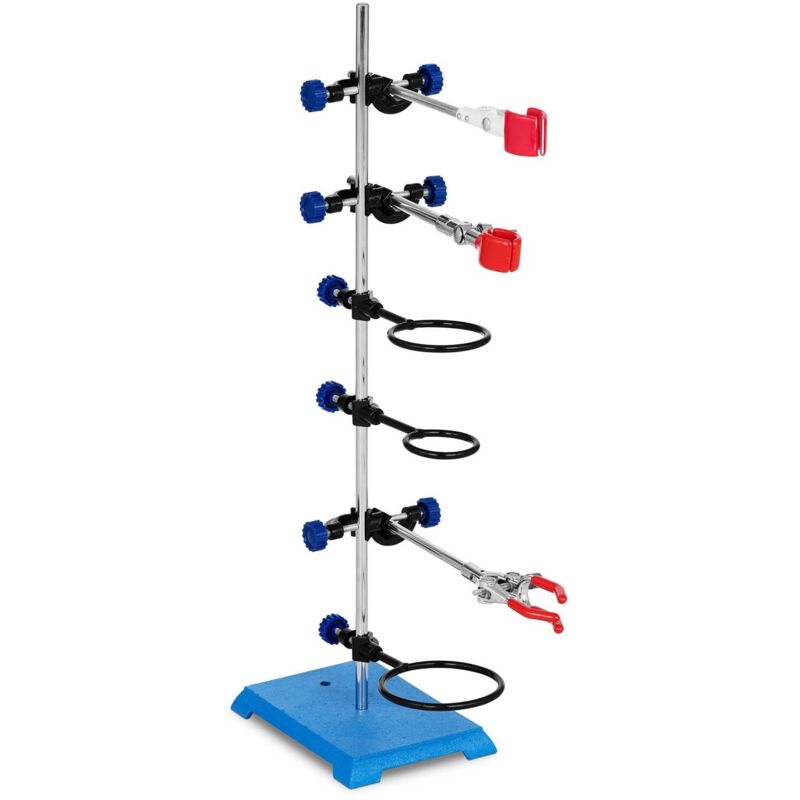 Steinberg Systems - Support De Laboratoire Verrerie Pince Anneau Noix 0-85 mm 2 Trous Montage Acier