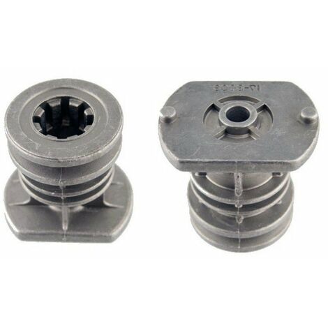 Support de lame adaptable pour tondeuse – Diamètre poulie 58mm – Longueur 74,5mm – Compatible avec modèles CASTELGARDEN et STIGA