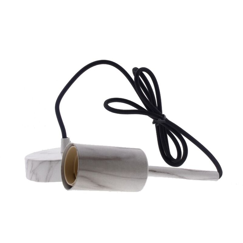 Support de lampe à suspension E27 en marbre
