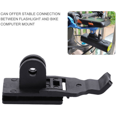 Support de Lampe Avant Vélo et Monture pour Ordinateur de Bicyclette - Adaptateur pour Éclairage LUMINA