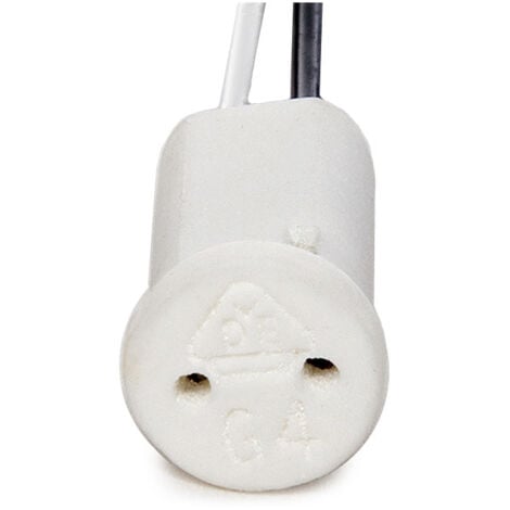 Support de Lampe Céramique G4/MR11 Câble 300Mm 180ºc