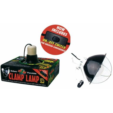 Support de lampe de 14 cm: Lampe à pince Zoo Med support de lampe à gradation
