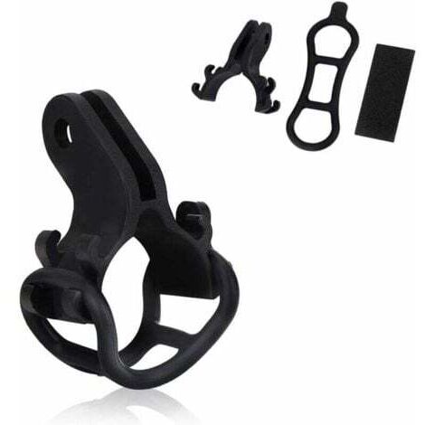 Support de lampe de poche, support de lampe de vélo, support de lampe de poche universel stable pour guidon de vélo, pince de fixation de support de lampe de poche de vélo, pour vélo de montagne en pl