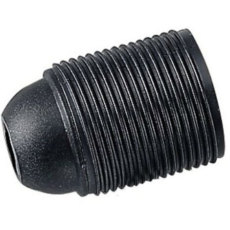 Support de lampe fileté Master douille E27 thermoplastique Noir 00512