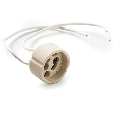 SUPPORT DE LAMPE HALOGÈNE CÉRAMIQUE - GU10