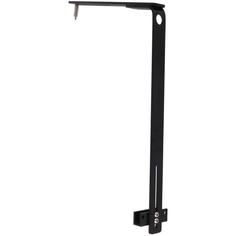 Support de lampe pour aquarium cylindrique cob en alliage d'aluminium à spectre complet pour aquarium Noir