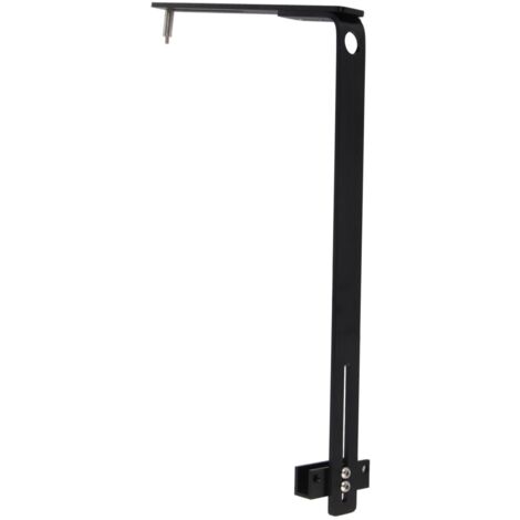 Support de lampe pour aquarium cylindrique COB en alliage d'aluminium à spectre complet pour aquarium Noir