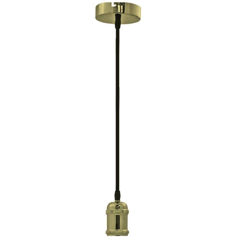 Suspension Douille Cuir E27