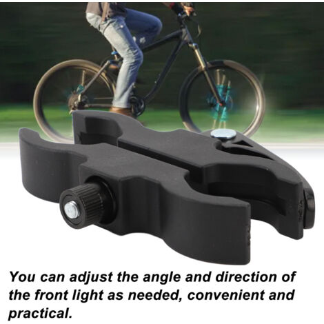 Support de Lampe Vélo Aluminium et Plastique Modèle 25‑35mm Clipsable