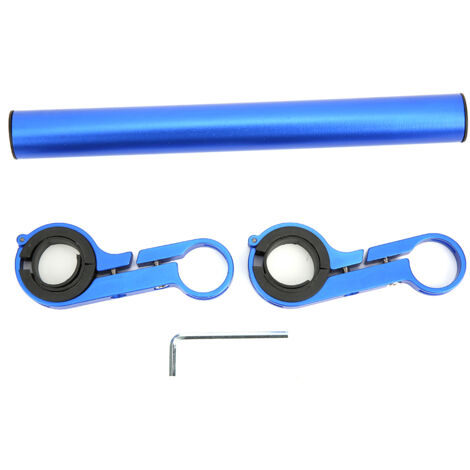 Support de Lampe Vélo, Double Support pour Phares et Accessoires de Cyclisme, Monture Réglable pour Éclairage de Sécurité à LED, Équipement Vélo(20m)