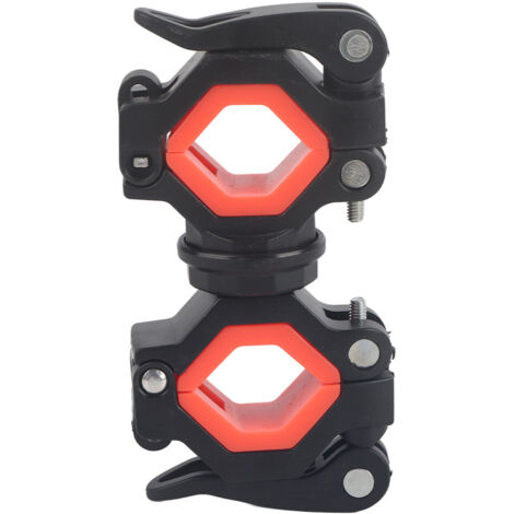 Support de Lampe Vélo Rotatif 360°, Fixation Universelle pour Phares de Bicyclette, Accessoire Cyclisme Étanche et Réglable