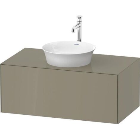 Support de lavabo WHITE TULIP 1000x408mm 1 Élément blanc brillant ou ES