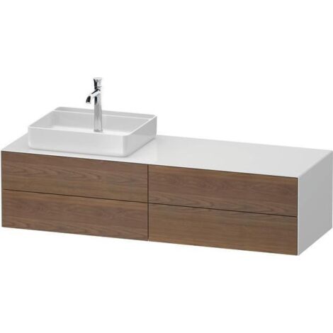 Support de lavabo WHITE TULIP 1600x408x550mm avec socle en bois o ES