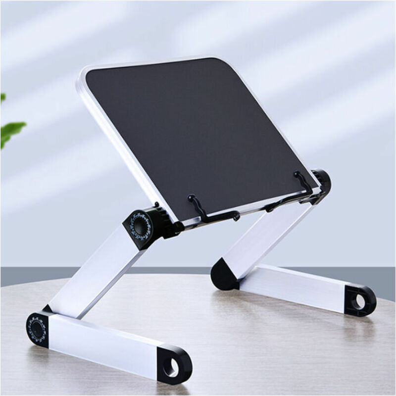 Support de lecture noir plateau support inclinable réglable 360 hauteur et angle réglables pupitre repose-livre pliable portable pour la plupart des