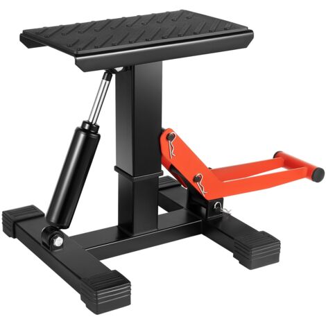 Support de levage hydraulique, support de réparation pour moto, capacité de charge 400 kg (adapté aux motos tout-terrain)