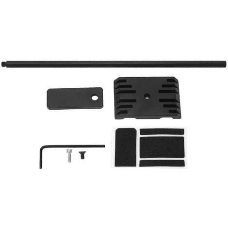 Support de levage réglable en alliage d'aluminium pour voiture RC, support stable pour modèle réduit de voiture RC, noir