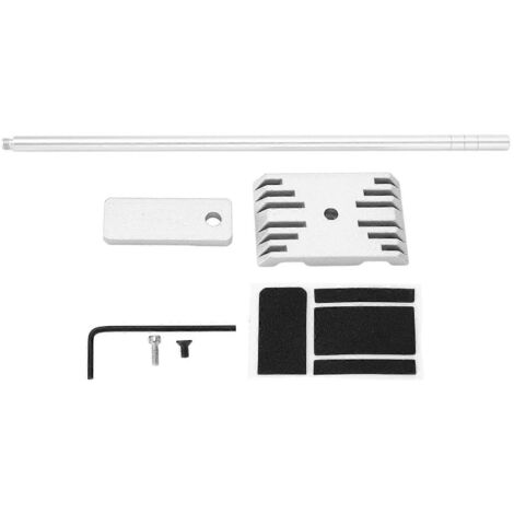 Support de levage réglable en alliage d'aluminium pour voiture RC, support stable pour voiture RC, argent