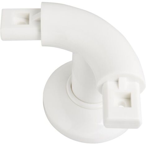 Support de liaison coudé à 90° - 72,5 x 96 mm - diamètre 33 mm - Pellet ASC